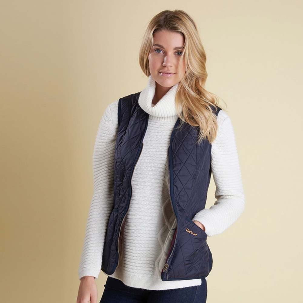 Barbour Betty Fleece Liner Vest- Navy